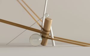 Photo of a tensegrity model